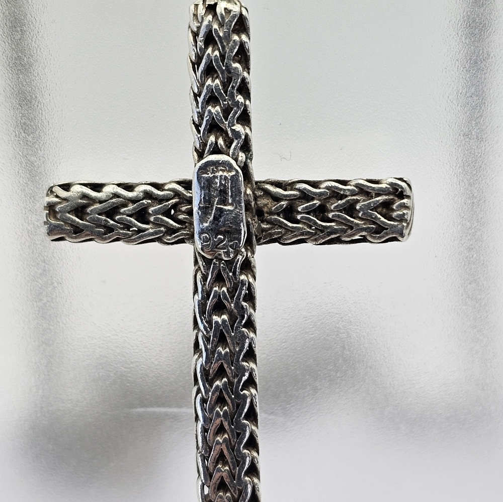 Vintage John Hardy Cross Pendant Necklace! - Picture 4 of 5